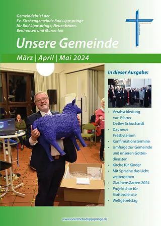 Titelblatt Gemeindebrief 1/2024