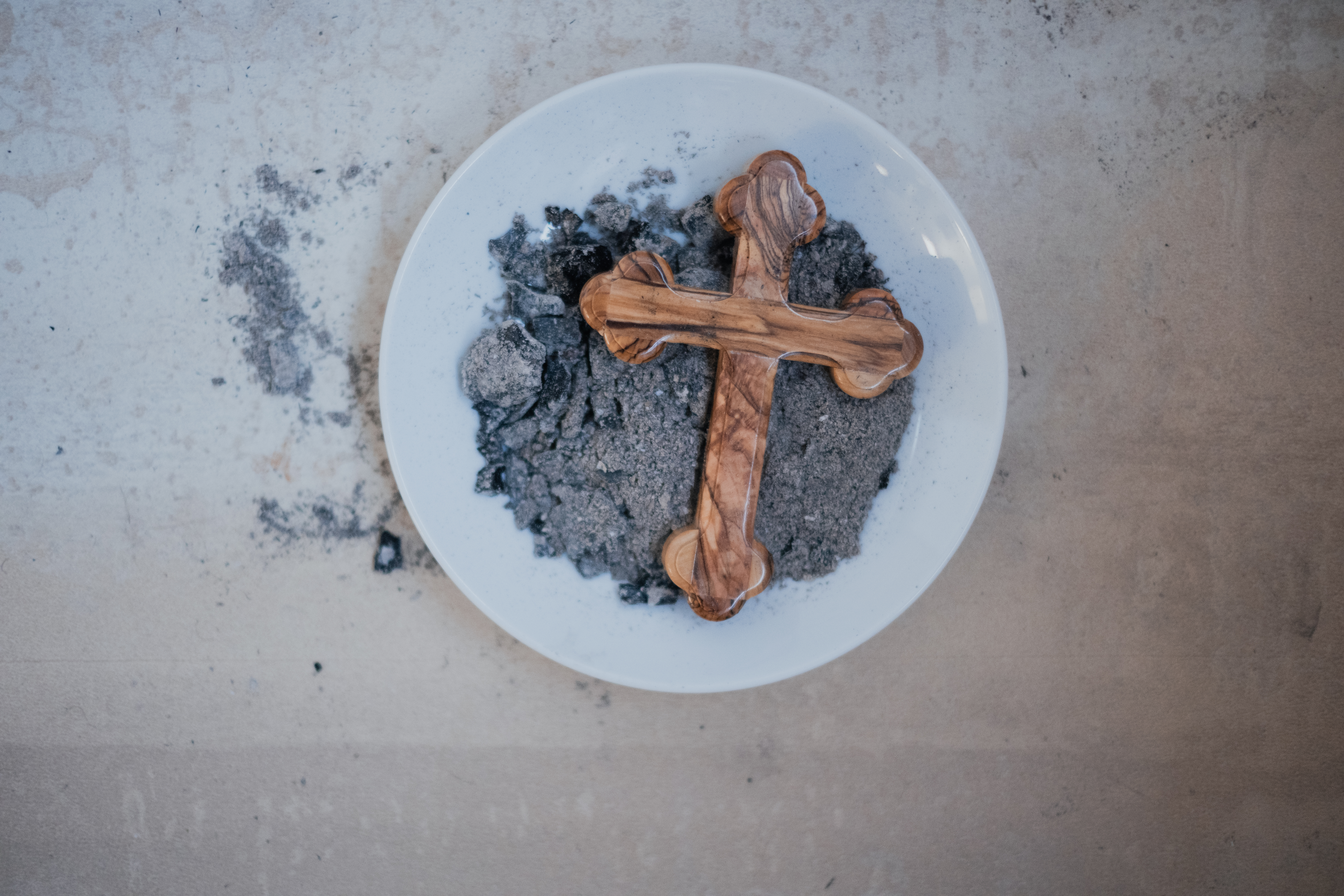 Fastenzeit mit Aschekreuz