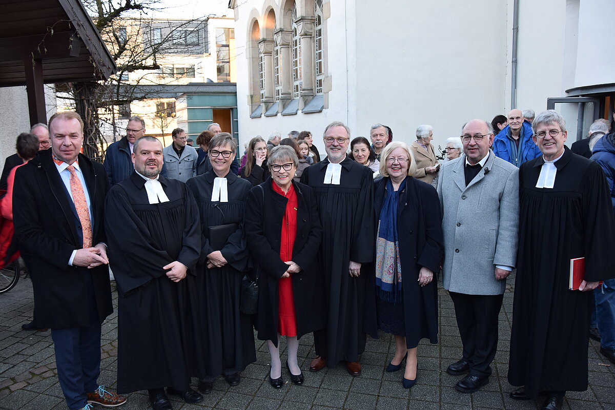 Foto von der Verabschiedung Pfarrer Schuchardt