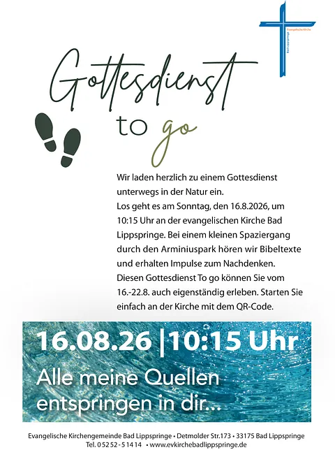 Plakat Picknickkonzert des Posaunenchores