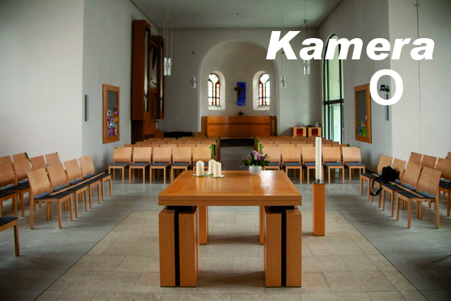 Von hier filmen wir unsere Videogottesdienste