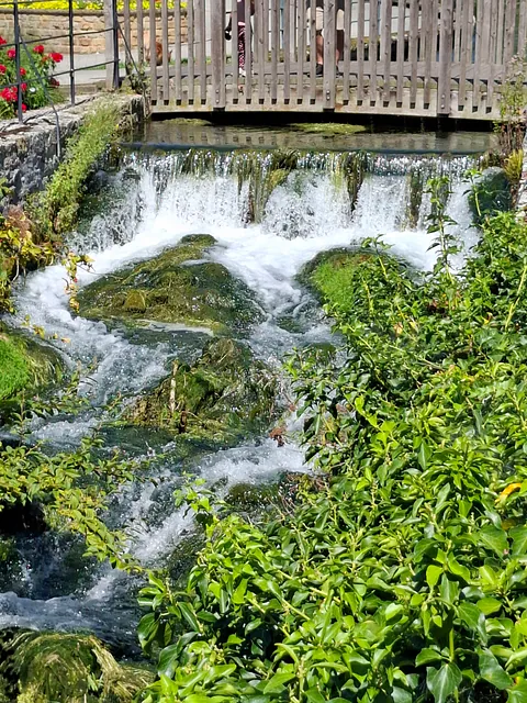 Ausfluß der Lippequelle - Wasserfall