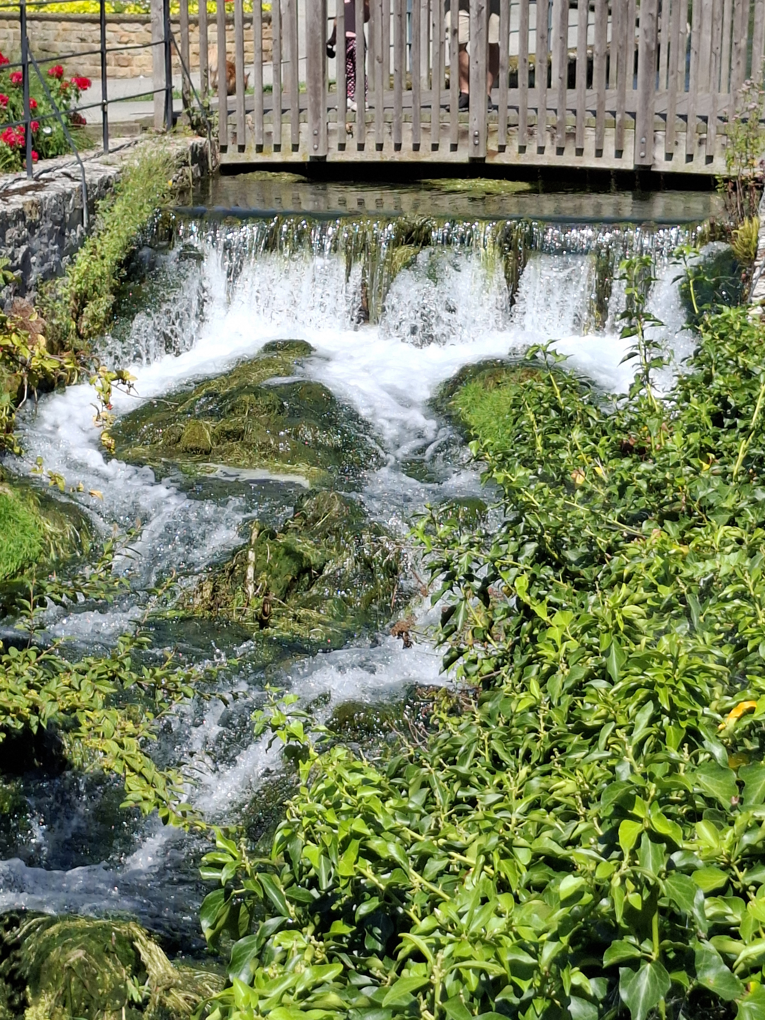 Ausfluß der Lippequelle - Wasserfall